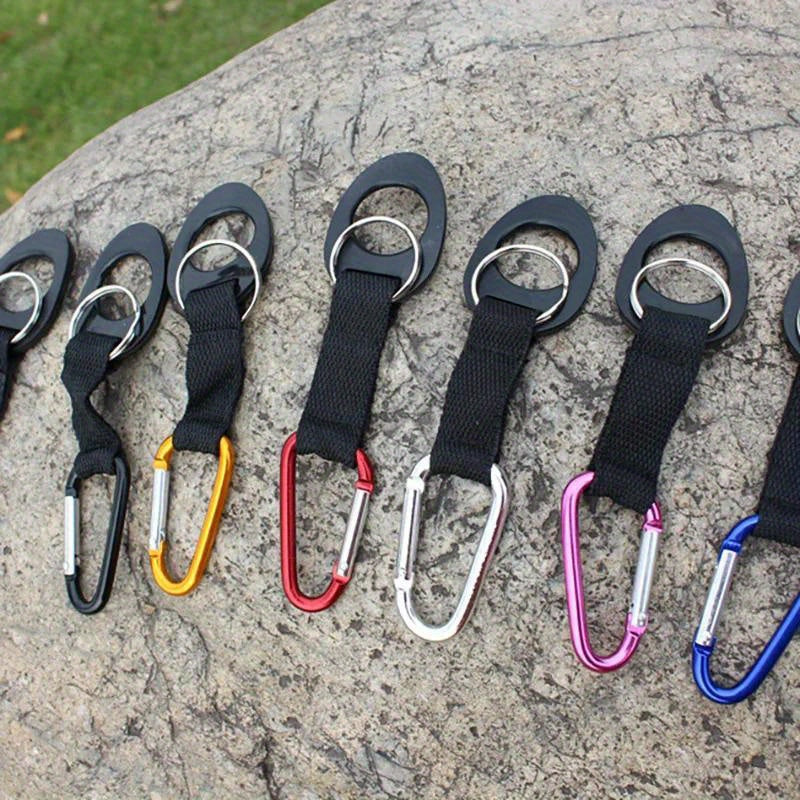 Aluminum Water Bottle Buckle Keychain Cup Holder Hook for Camping Hiking
