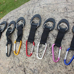 Aluminum Water Bottle Buckle Keychain Cup Holder Hook for Camping Hiking