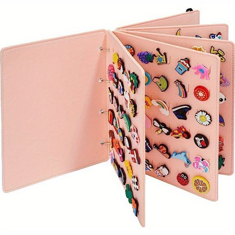Felt Binder Storage Book Organizer for Travel Portable Display