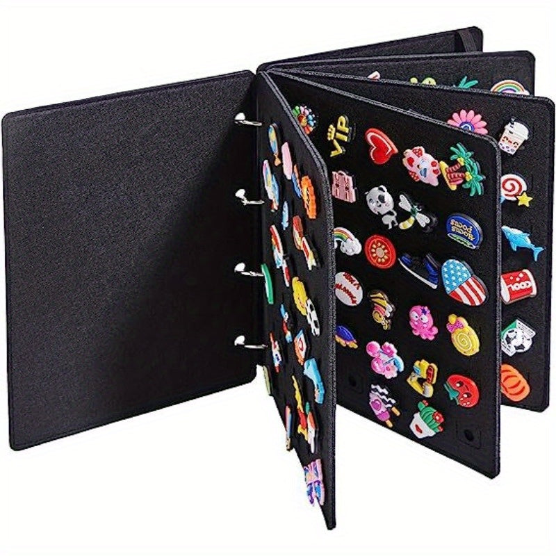 Felt Binder Storage Book Organizer for Travel Portable Display