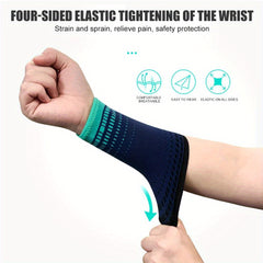 Sports Wristband Sweatband Tennis Volleyball Gym Brace Support Band