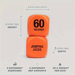 4pcs Fitness Dice Fun Workout Device Fitness Decision Dice