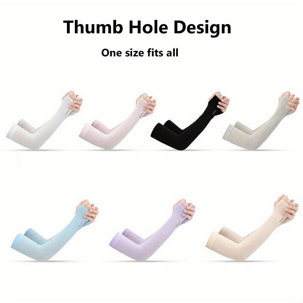 2pcs Arm Sleeves Warmers Sports Sleeve Hand Cover For Running Fishing