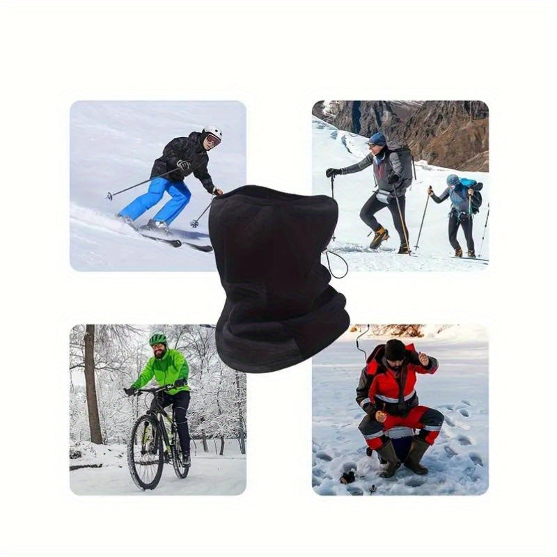 Fleece Thicken Balaclava Ski Face Mask for Winter Outdoor Activities