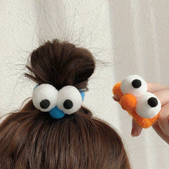 Autumn Winter Funny Girl Heart Candy Hair Rope Elastic Hair Loop Hair Accessorie