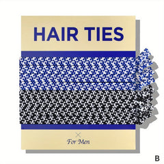 8pcs Sports Striped Hair Tie Hair Rope Ponytail Holder Men Accessories