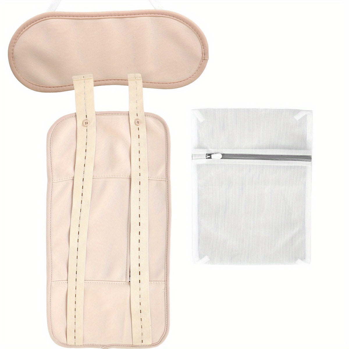 3pcs Washable Reusable Waist Neck Pack Set with Adjustable Strap