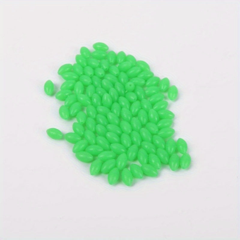 100pcs Luminous Night Fishing Beads Seawater Fishing Accessories