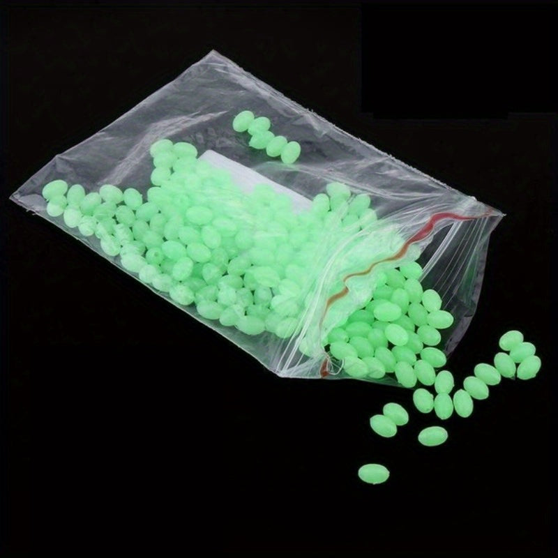 100pcs Luminous Night Fishing Beads Seawater Fishing Accessories