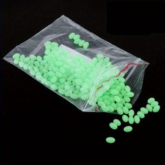 100pcs Luminous Night Fishing Beads Seawater Fishing Accessories