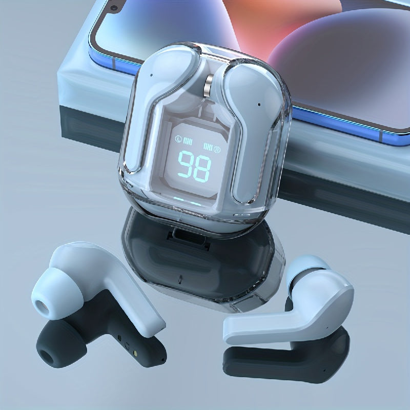 Wireless Stereo Earbuds TWS Silicone In-ear For Smartphones Android IOS