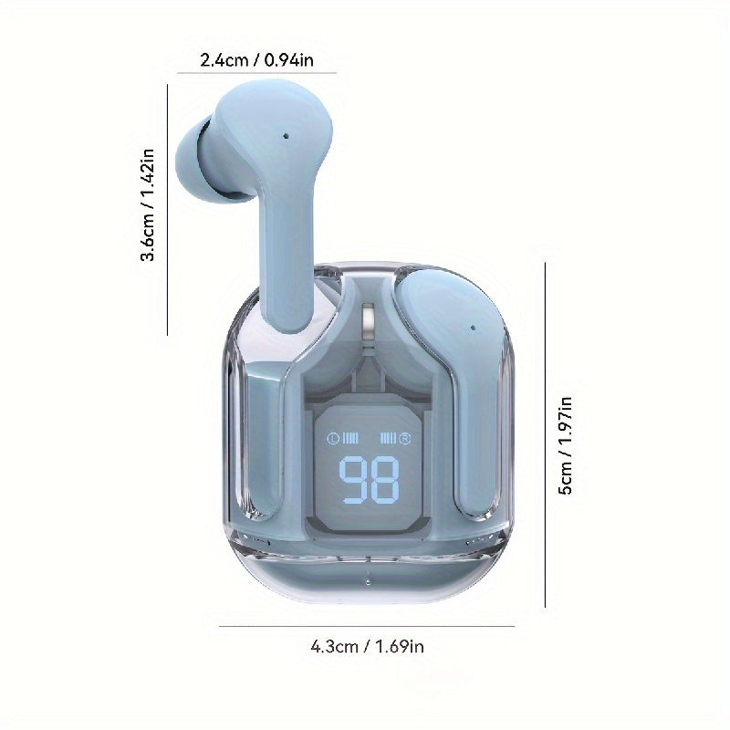 Wireless Stereo Earbuds TWS Silicone In-ear For Smartphones Android IOS