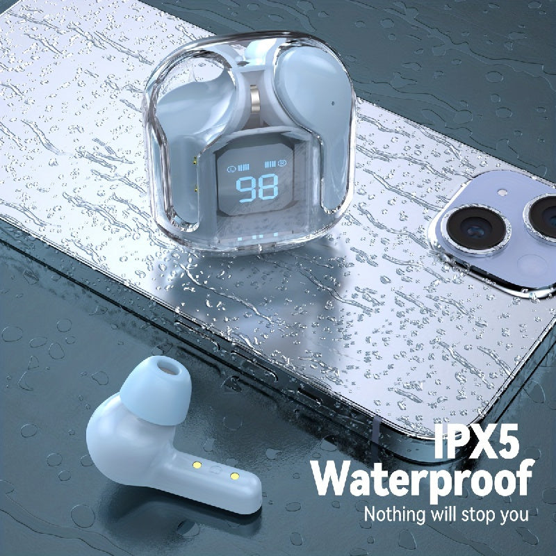Wireless Stereo Earbuds TWS Silicone In-ear For Smartphones Android IOS
