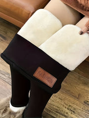 Winter Warm Thick Long Leggings High Waist Elastic Slim Leggings