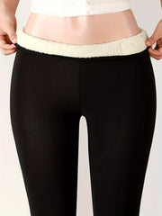 Winter Warm Thick Long Leggings High Waist Elastic Slim Leggings