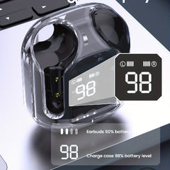 Transparent Waterproof Wireless Earbuds V5.3
