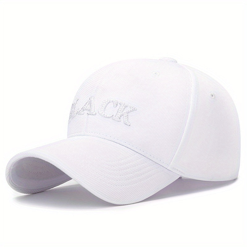 Embroidered Letter Baseball Cap Curved Brim Sunshade Cap