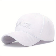 Embroidered Letter Baseball Cap Curved Brim Sunshade Cap