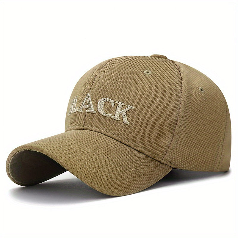 Embroidered Letter Baseball Cap Curved Brim Sunshade Cap