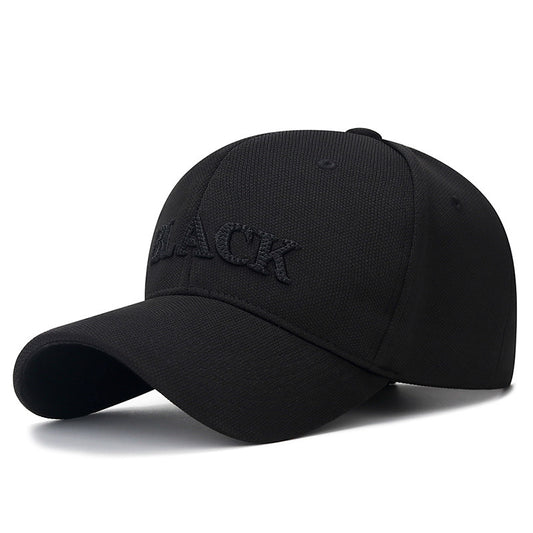 Embroidered Letter Baseball Cap Curved Brim Sunshade Cap