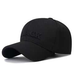Embroidered Letter Baseball Cap Curved Brim Sunshade Cap