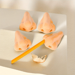 8pcs Nose Pencil Sharpener Toy Set Multifunctional Pencil Cutting Tool