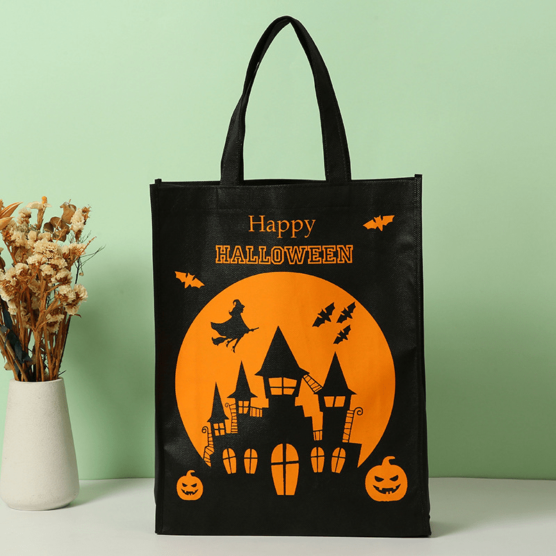 1pc Halloween Candy Bag Ghost Prop Pumpkin Handbag