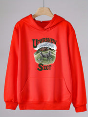 Farm Print Hooded Sweatshirt for Kids