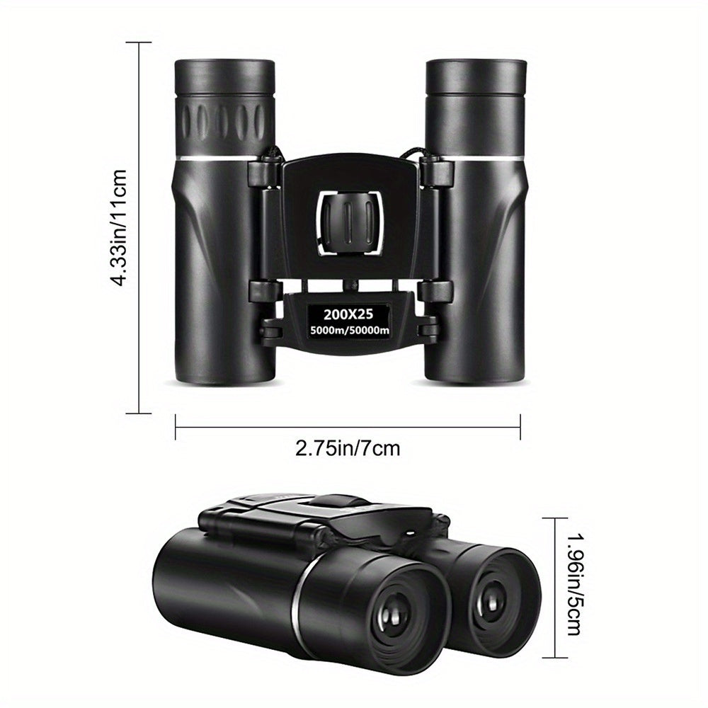 Compact HD Binoculars for Travel Camping Hiking