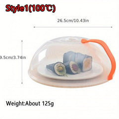 Food Cover Microwave Heating Splash Proof Freshness Preservation Kitchen