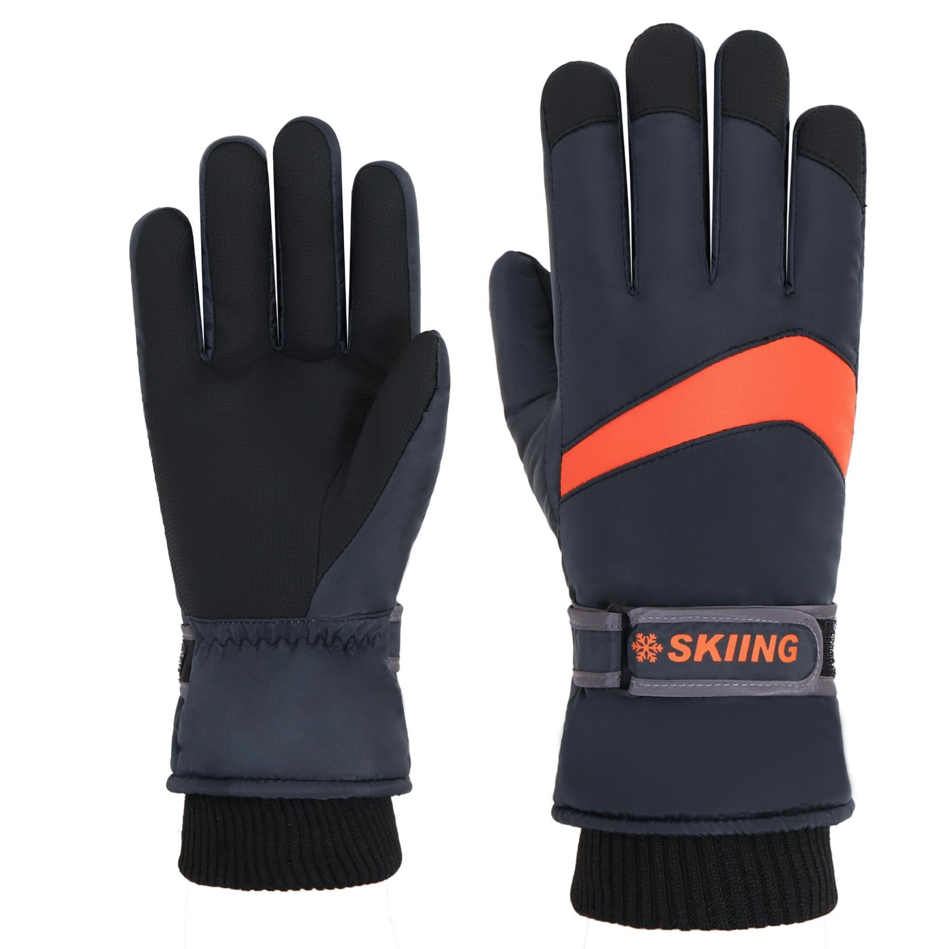Men's Winter Ski Gloves Warm Touch Screen Outdoor Riding Mountaineering