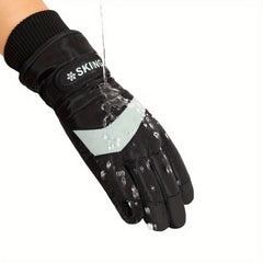 Men's Winter Ski Gloves Warm Touch Screen Outdoor Riding Mountaineering