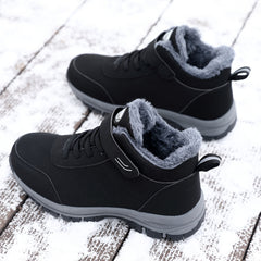 Women's Platform Ankle Snow Boots Fleece Liner Winter Shoes