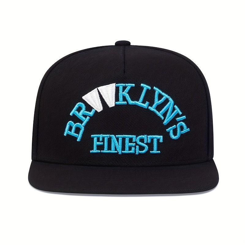 Letter Embroidery Snapback Hat Red Unisex Baseball Cap