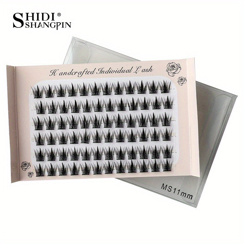 DIY Eyelash Extensions 9-12mm Cluster Lashes for Fuller Eyes