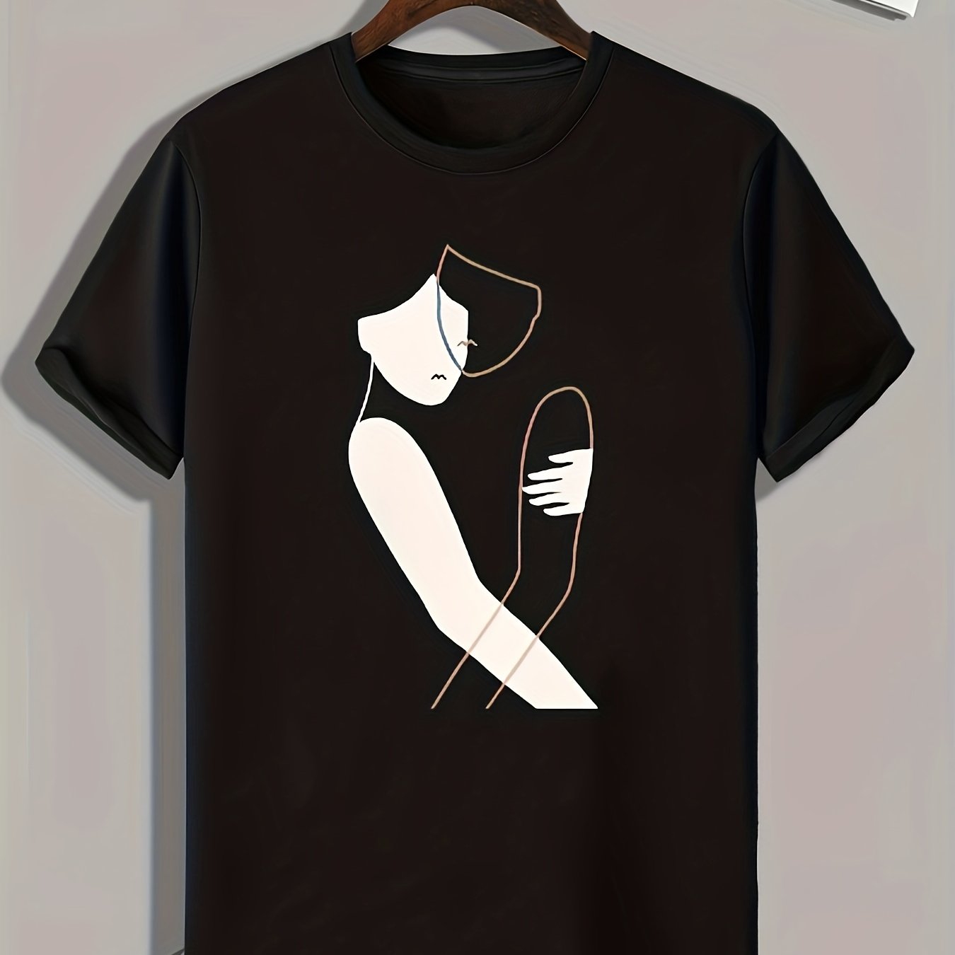 Abstract Pattern Men's Graphic T shirt Casual Tee For Summer