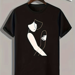 Abstract Pattern Men's Graphic T shirt Casual Tee For Summer