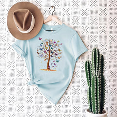 6pcs Tree Heat Sticker On T shirt DIY Iron On Transfer For Clothing