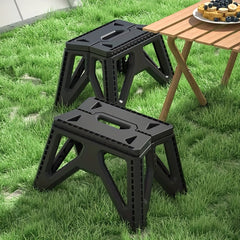 Portable Plastic Small Stool Durable Folding Stool for Camping Fishing