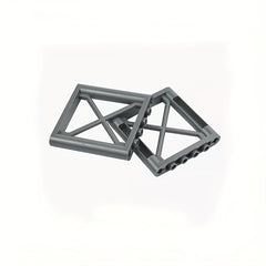 8pcs DIY Small Particle Building Blocks X-Shaped Iron Frame Parts