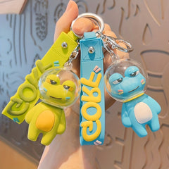 Space Frog Keychain For Men Couple Bag Pendant