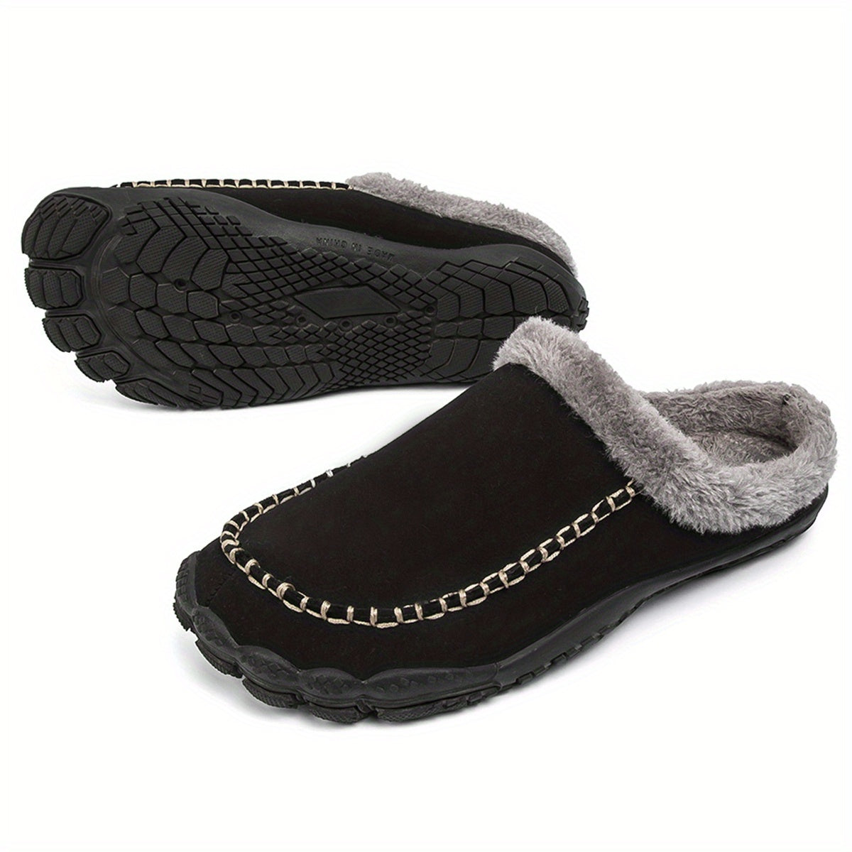 Men's Warm Slip On Household Slippers