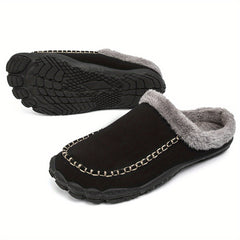 Men's Warm Slip On Household Slippers
