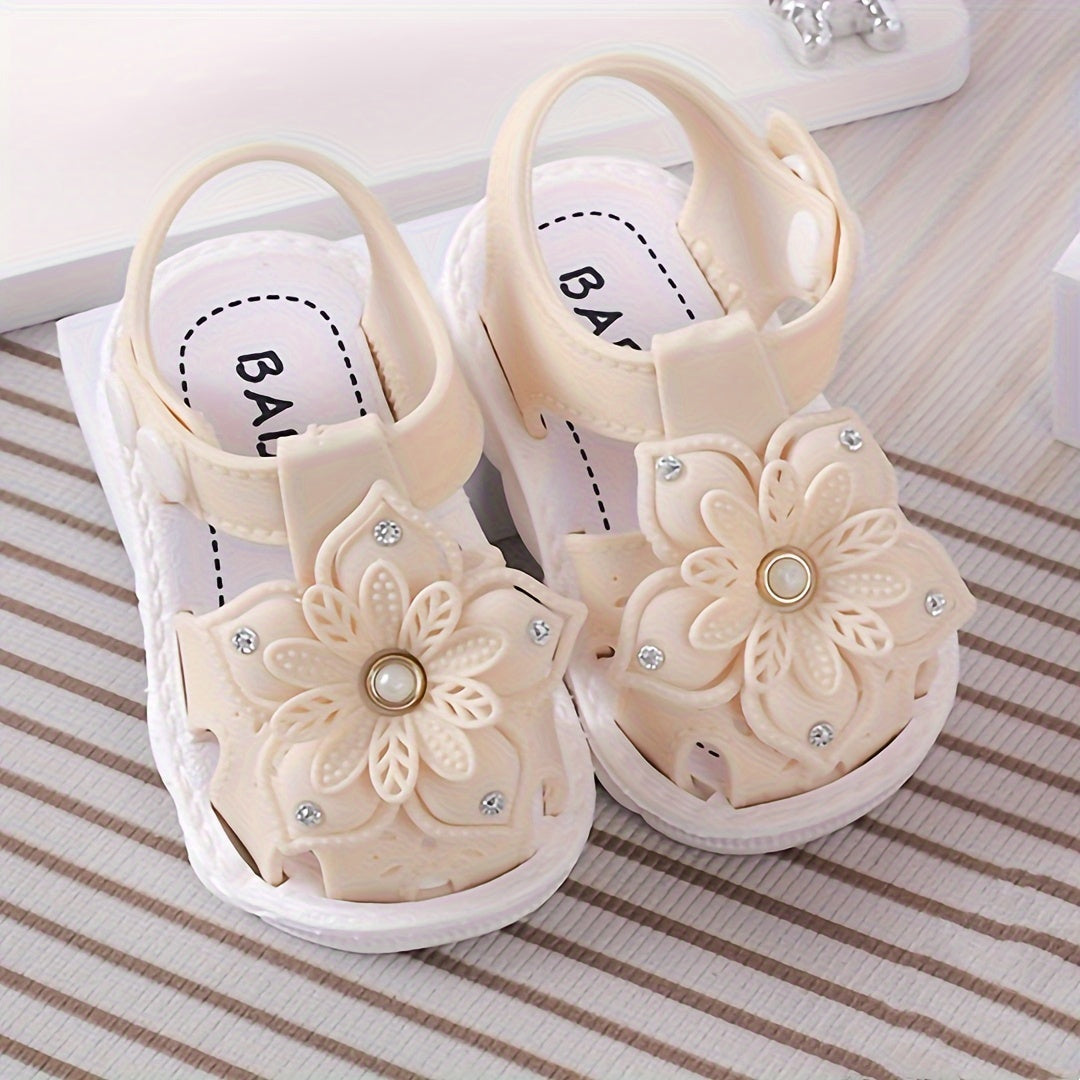 Baby Girls Flower Sandals Breathable Non-slip All Seasons