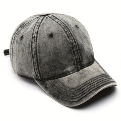 Acid Washed Denim Baseball Cap Trucker Cap