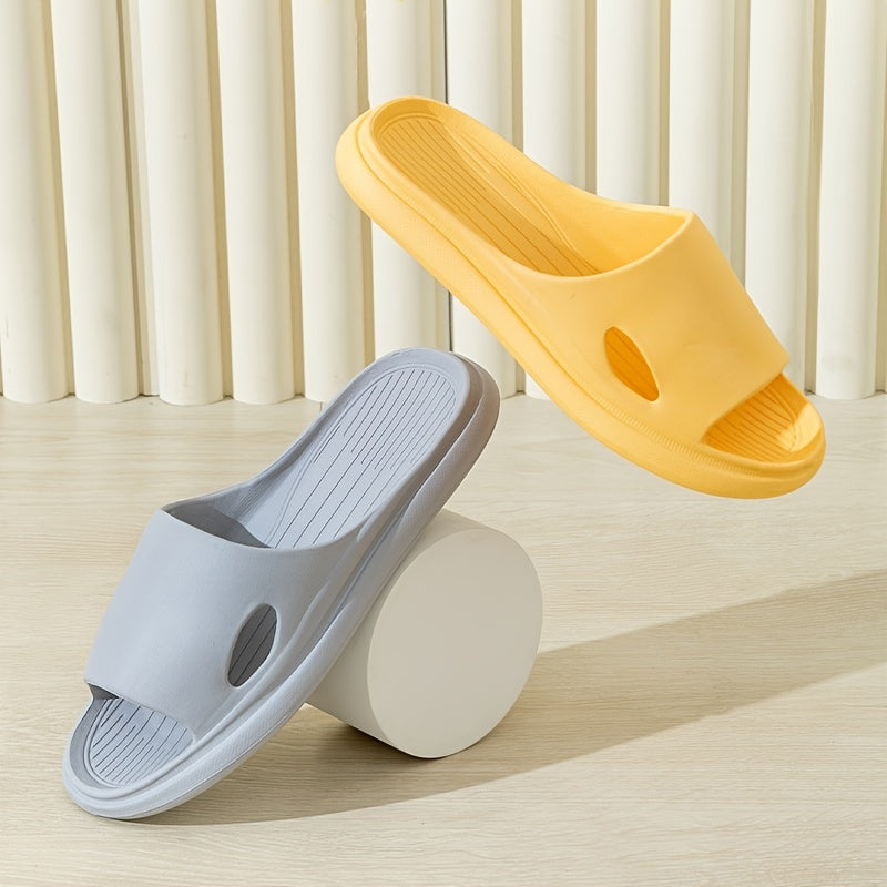 Unisex Slides Slippers Lightweight Non Slip House Shoes For Indoor Outdoor