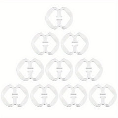 10 Pcs Invisible Bra Strap Clips Non-slip Buckles Conceal Straps