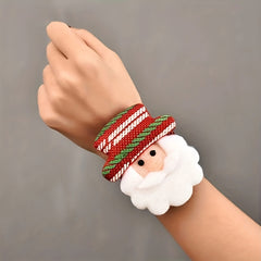 Xmas Decor Sequin Bracelet Deer Bangle