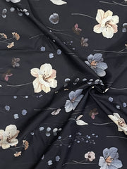 Plus Floral Print V-Neck Blouse