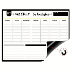 1pc Magnetic Whiteboard Dry Erase Board Home Office Kitchen Fridge Calendar